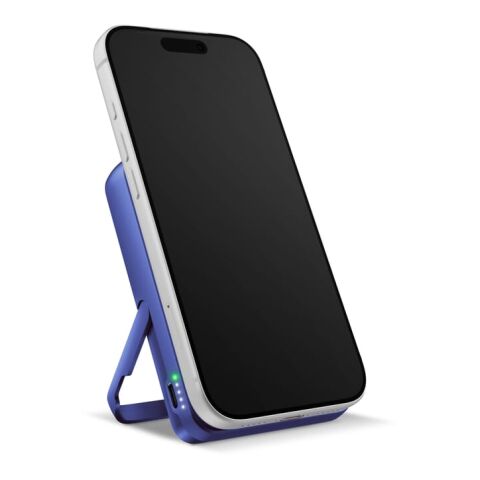 Fresh 'n Rebel Batterie externe sans fil 10000 mAh compatible MagSafe Bleu / Blanc