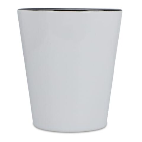 Mug subli Melbourne bord &amp; anse colorés 300ml Blanc-Noir | sans marquage | non disponible | non disponible | non disponible