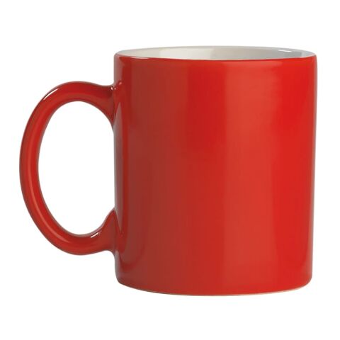 Mug Oslo Rouge 300ml Rouge / blanc | sans marquage | non disponible | non disponible | non disponible