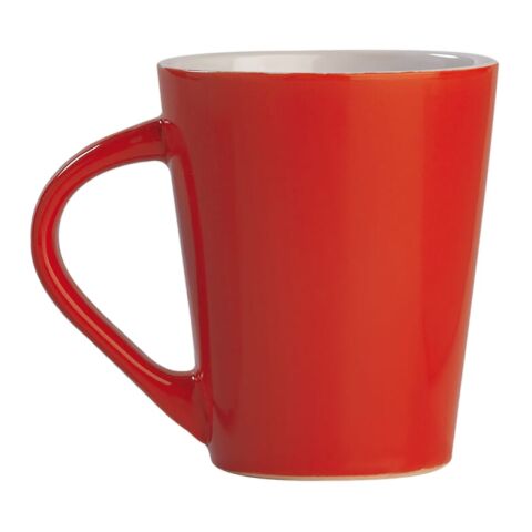 Mug Nice Rouge Brillant 270ml Rouge / blanc | sans marquage | non disponible | non disponible | non disponible