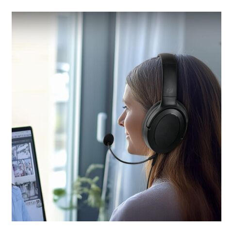 M-212 CH | Casque filaire Muse avec microphone Noir | sans marquage | non disponible | non disponible