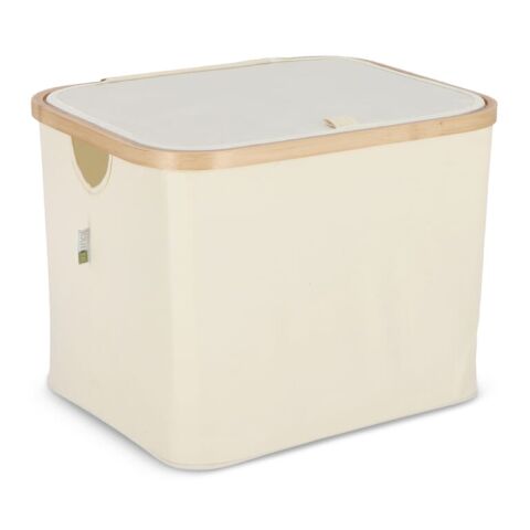 Panier pliant InSideOut avec couvercle Sogne 40.5 x 33 x 30cm Ecru | sans marquage | non disponible | non disponible