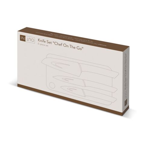 Ensemble de 6 couteaux InSideOut Chef on the Go Vert foncé