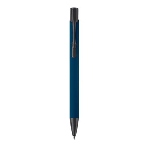 Stylo Alicante toucher doux Bleu foncé-Noir | Gravure | à 270 degrés du clip | 87 mm x 8 mm | non disponible