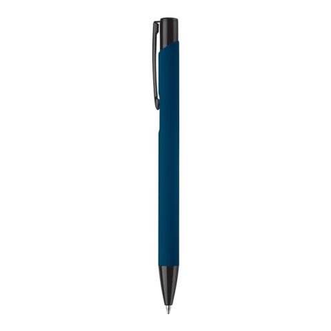 Stylo Alicante toucher doux Bleu foncé-Noir | Gravure | à 270 degrés du clip | 87 mm x 8 mm | non disponible