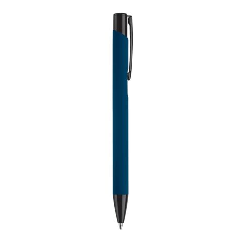 Stylo Alicante toucher doux Bleu foncé-Noir | Gravure | à 270 degrés du clip | 87 mm x 8 mm | non disponible