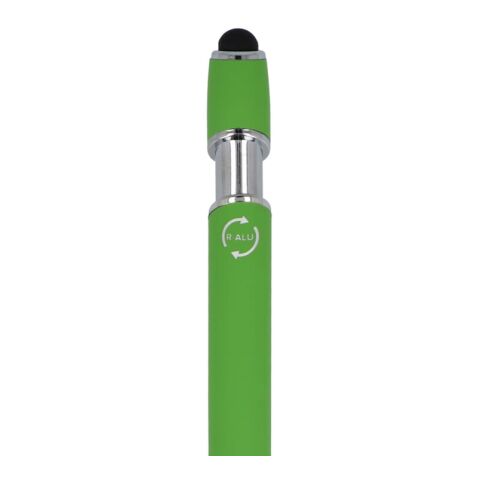 Paris soft touch, encre bleue R-AL Vert clair | Gravure | dans le prolongement du clip | 35 mm x 8 mm | non disponible