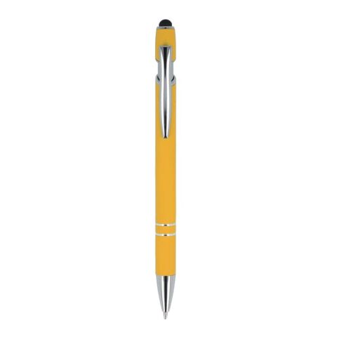 Paris soft touch, encre noire R-AL Jaune | Gravure | à 90 degrés du clip | 56 mm x 8 mm | non disponible