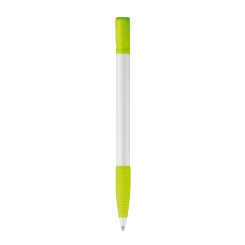 Stylo Nash Opaque Blanc-Vert clair | Sérigraphie 1 couleur | à 90 degrés du clip | 33 mm x 25 mm | non disponible