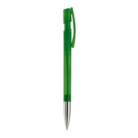 Stylo Nash Transparent Vert-Vert | Sérigraphie 1 couleur | dans le prolongement du clip | 42 mm x 25 mm | non disponible