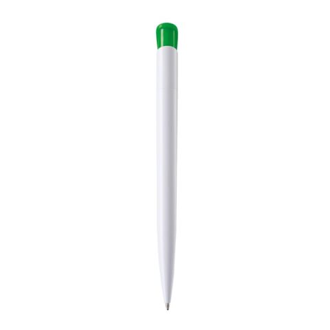 Stylo bille Atlas aux couleurs opaque Blanc-Vert | Sérigraphie 1 couleur | à 180 degrés du clip | 50 mm x 25 mm | non disponible