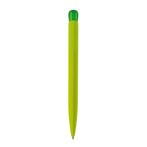 Stylo bille Atlas soft-touch Vert clair | Tampographie 1 couleur | sur le clip | 30 mm x 8 mm | non disponible