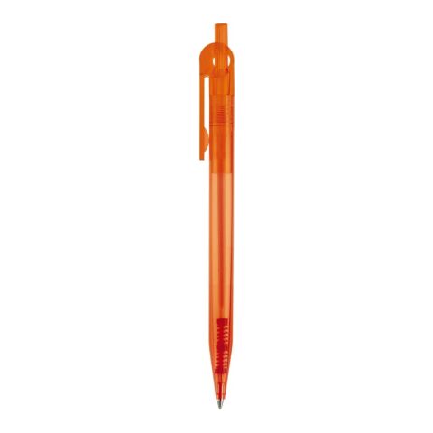 Stylo Futurepoint Transparent Orange-Orange | Sérigraphie 1 couleur | à 270 degrés du clip | 50 mm x 25 mm | non disponible