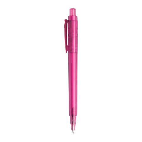 Stylo Baron '03 Happy givré Rose foncé-Rose foncé | Sérigraphie 1 couleur | à 270 degrés du clip | 45 mm x 25 mm | non disponible