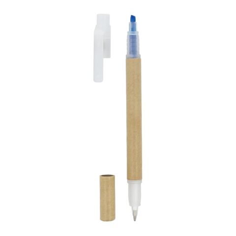 Surligneur papier Bleu / Blanc