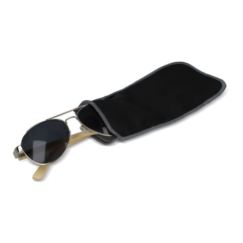 Etui à lunettes en mircrofibre R-PET Noir | sans marquage | non disponible | non disponible | non disponible