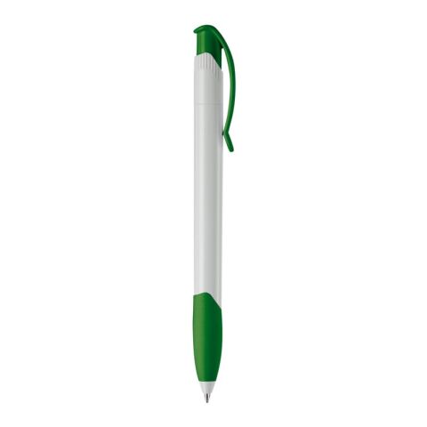Stylo Apollo Opaque Blanc-Vert | Sérigraphie 1 couleur | à 90 degrés du clip | 40 mm x 25 mm | non disponible
