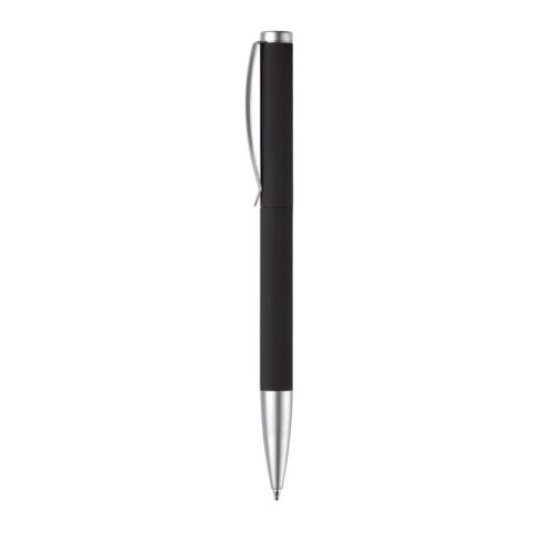 Stylo Modena Métal toucher doux Noir | Gravure | à 270 degrés du clip | 40 mm x 6 mm | non disponible