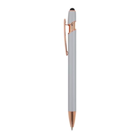 Stylo-bille Paris Deluxe métal caoutchouté Argent | Gravure | à 90 degrés du clip | 87 mm x 8 mm | non disponible