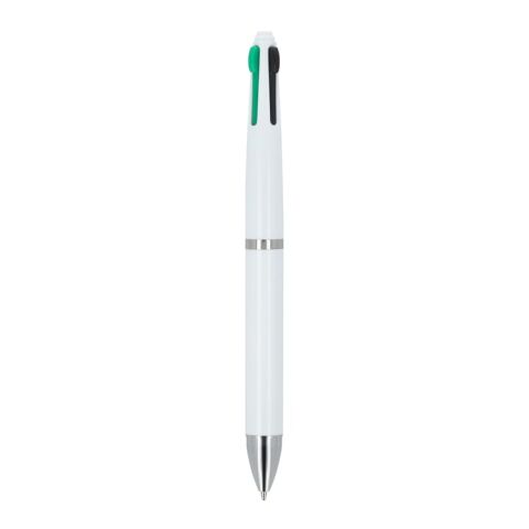 Stylo 4 couleurs Blanc | sans marquage | non disponible | non disponible
