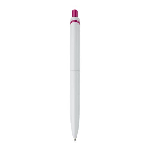 Stylo bille Click Shadow Fabriqué en Allemagne Blanc-Rose foncé | Tampographie 1 couleur | à 90 degrés du clip | 40 mm x 8 mm | non disponible