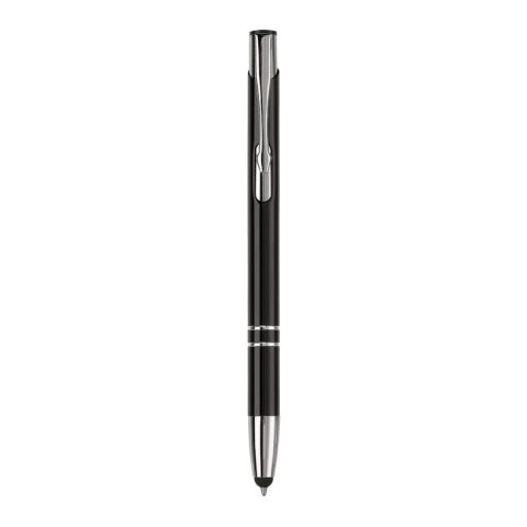 Stylo stylet Alicante Noir | Gravure | dans le prolongement du clip | 30 mm x 6 mm | non disponible