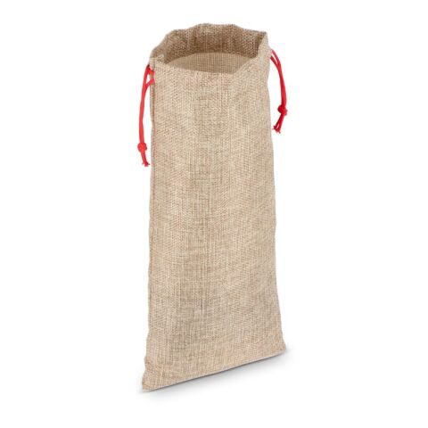 Pochette à vin en jute 14x34cm Nature | sans marquage | non disponible | non disponible