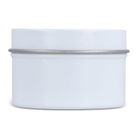 Bougie parfumée à base de plantes Dhyana en étain recyclé Blanc