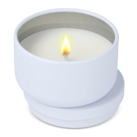 Bougie Asana non parfumée à base de plantes dans une boîte recyclée Blanc | sans marquage | non disponible | non disponible
