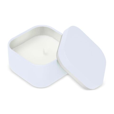 Bougie végétale parfumée Ananda en étain recyclé Blanc | sans marquage | non disponible | non disponible