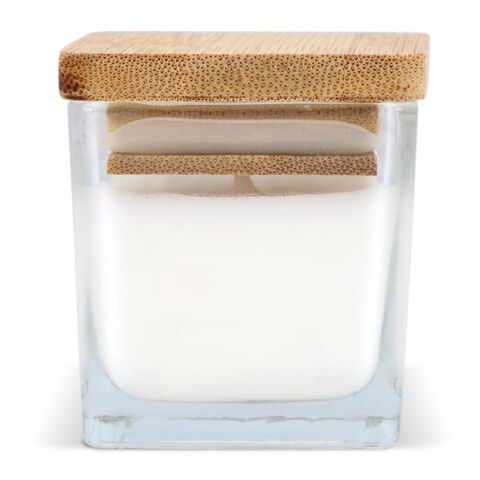 Bougie végétale Chakra dans un pot en verre Blanc | sans marquage | non disponible | non disponible