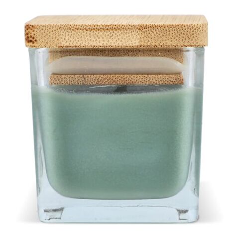 Bougie végétale Chakra dans un pot en verre Vert olive | sans marquage | non disponible | non disponible