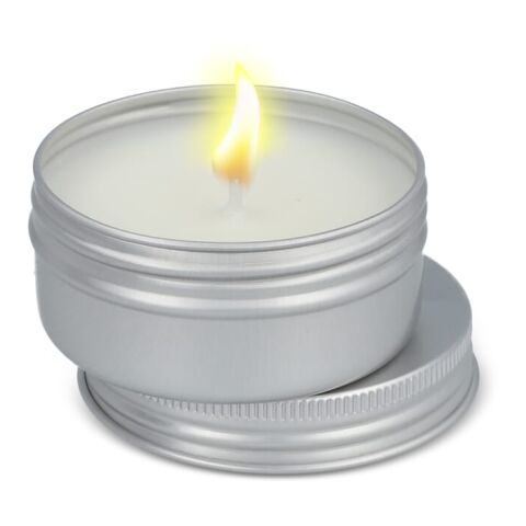 Bougie végétale répulsive à la citronnelle en étain recyclé Argent | sans marquage | non disponible | non disponible