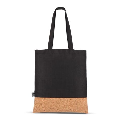 Sac de transport R-PET &amp; liège 35 x 40cm Noir | sans marquage | non disponible | non disponible
