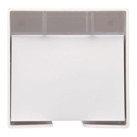 Bloc de papier 10x10x10cm FSC dans une boîte cubique avec compartiments Blanc | sans marquage | non disponible | non disponible | non disponible