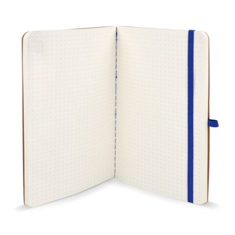 Cahier à couverture souple Papier kraft A5 Bleu / Blanc | sans marquage | non disponible | non disponible