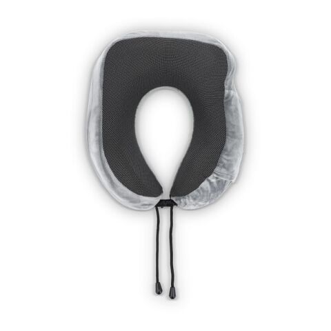 Oreiller de voyage profilé en mousse à mémoire de forme avec housse en EVA Gris | sans marquage | non disponible | non disponible