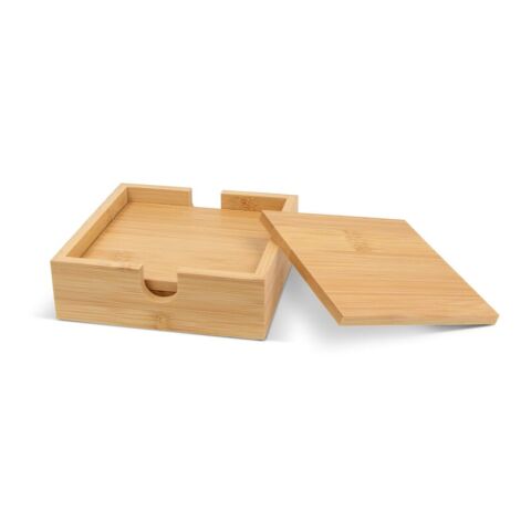 Set de sous-verres en bambou (4 pièces) Nature | sans marquage | non disponible | non disponible | non disponible