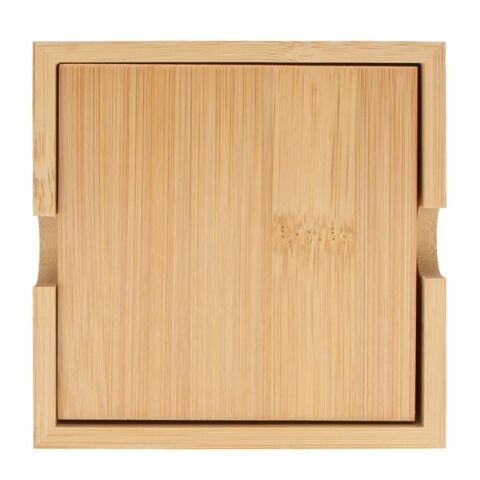 Set de sous-verres en bambou (4 pièces) Nature | sans marquage | non disponible | non disponible | non disponible