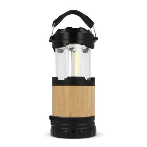 Lampe et Lanterne en ABS et bambou Noir | Tampographie 1 couleur | côté 1 | 45 mm x 35 mm | non disponible