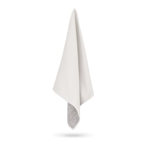 Serviette à séchage rapide R-PET 30x80cm sublimation Blanc-Gris