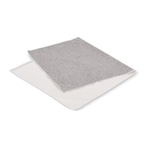 Serviette à séchage rapide R-PET 50x100cm sublimation Blanc-Gris | sans marquage | non disponible | non disponible
