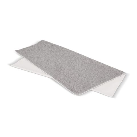 Serviette à séchage rapide R-PET 70x140cm sublimation Blanc-Gris | sans marquage | non disponible | non disponible