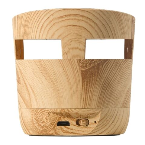 Enceinte 3W et Chargeur sans fil 5W en bois Marron | sans marquage | non disponible | non disponible | non disponible