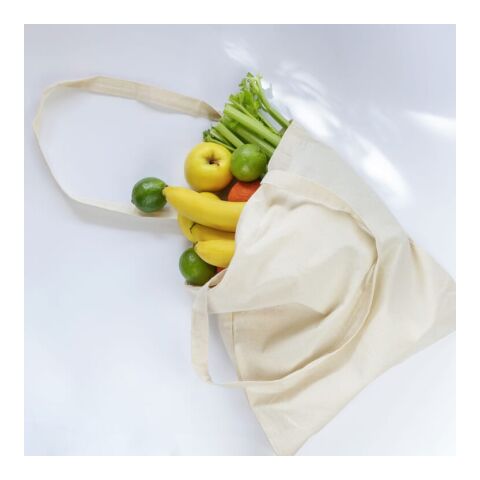 Sac à bandoulière coton OEKO-TEX® 140g/m² 38x42cm Ecru