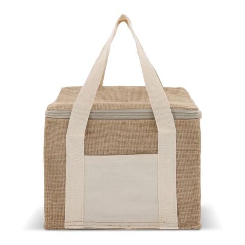Sac isotherme jute/coton 22x18x18cm Ecru | sans marquage | non disponible | non disponible | non disponible