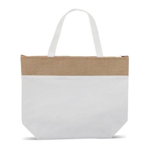 Sac isotherme de plage Coton/jute 42x10x30cm Ecru | sans marquage | non disponible | non disponible | non disponible