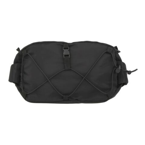 Sac à bandoulière R-PET avec cordon de serrage Noir | sans marquage | non disponible | non disponible | non disponible