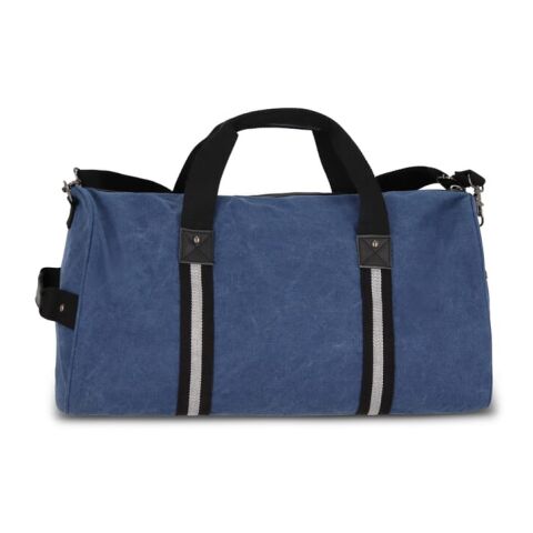 Sac de sport en toile de coton recyclée Harper Bleu foncé | sans marquage | non disponible | non disponible