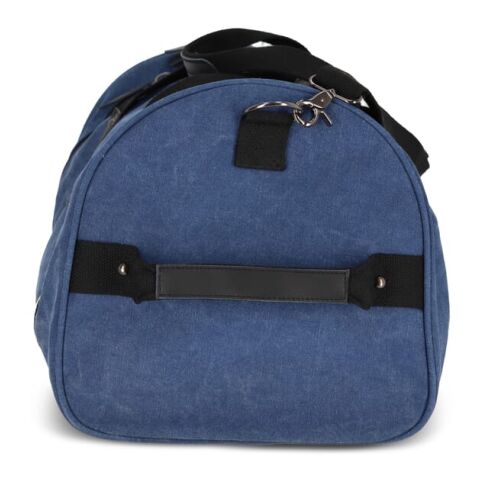 Sac de sport en toile de coton recyclée Harper Bleu foncé | sans marquage | non disponible | non disponible